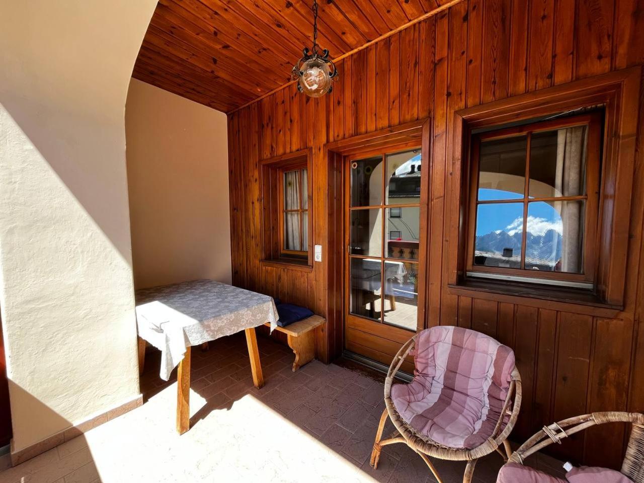 Stroblhof Toblach-Dobbiaco Bagian luar foto